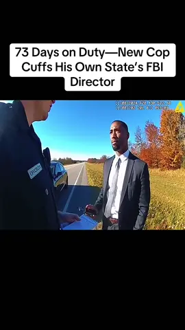 73 Days on Duty—New Cop Cuffs His Own State’s FBI Director#storytime #stories #story 