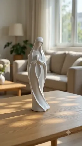 Minimalist virgin mary statue #virginmarystatue #madonnafigurine #christiandecor #religiousgifts #catholicdecor 