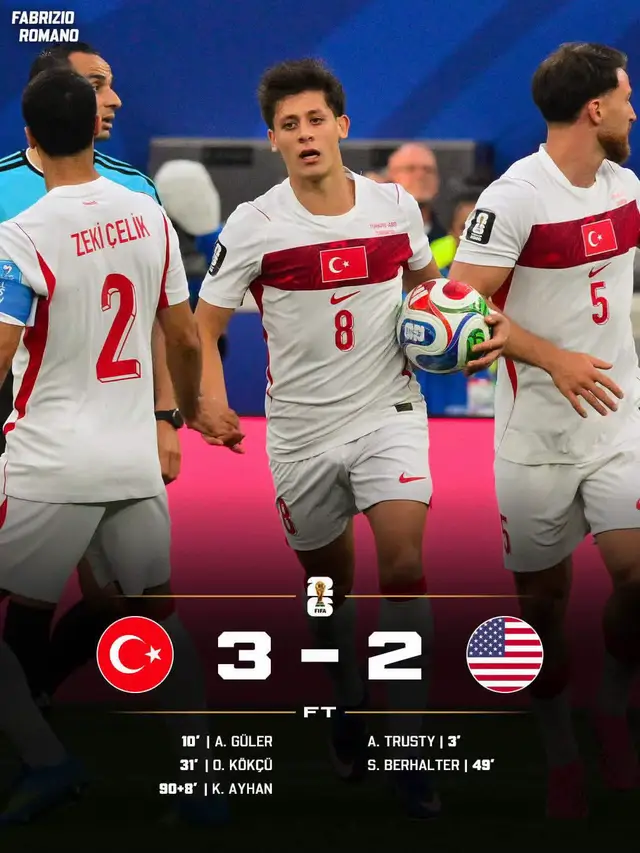 🍿 WHAT AN ENTERTAINING MATCH! TURKEY AND THE USA PLAY OUT A DRAW IN THEIR FINAL GROUP STAGE GAME! 🇹🇷🇺🇸 #turkey #usa #worldcup 