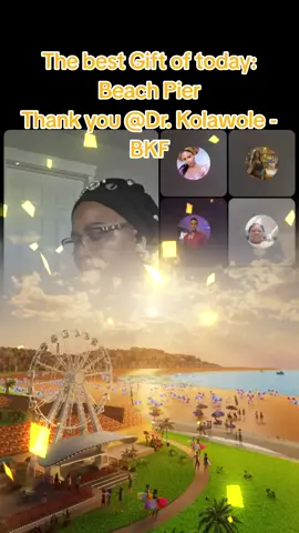 Dr. Kolawole - BKF, thank you for this wonderful Gift sent in my LIVE! I'll cherish this moment forever. @Dr. Kolawole - BKF #tiktoklive #livehighlights #livegift #beachpier 
