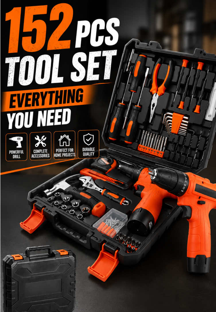 This 152-tool set is fantastic#toolkit #toolset #tool #summerwins #dealsforyoudays 