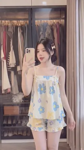 Bộ Đùi mặc hè 2 dây lụa 