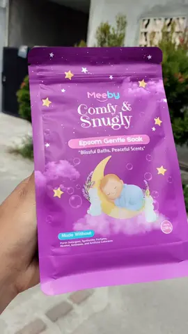 kalo anak rewel aku pakai ini buat atasi tidur nyenyaknya #meebycomfysnugly #epsom #relaxing 