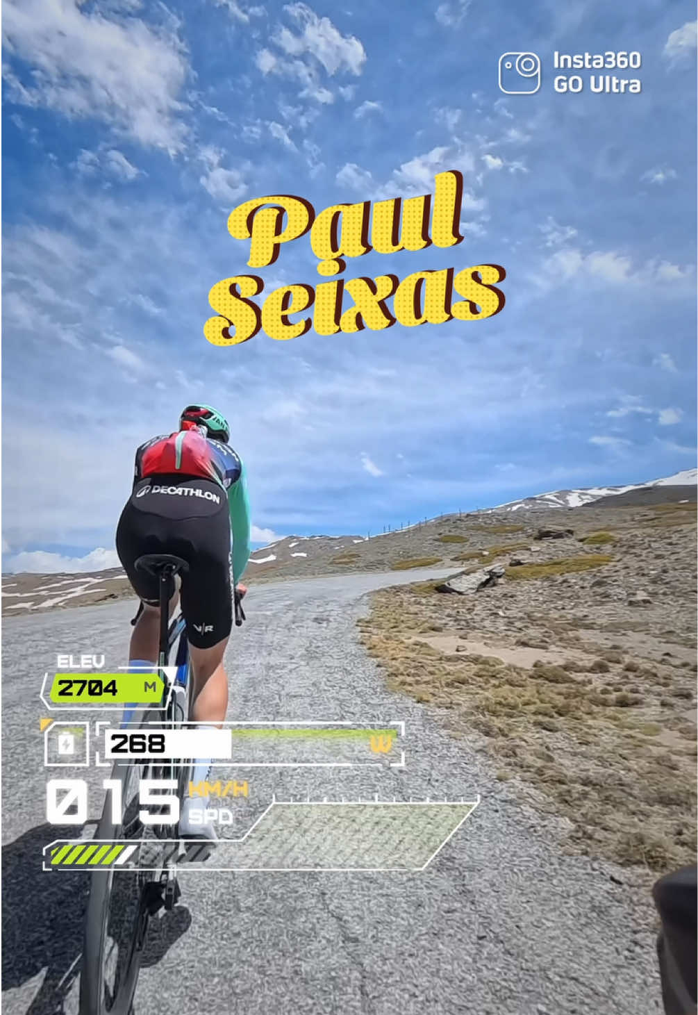 Have you ever been on 2700m above the sea level? . . . Check out sale prices on @insta360 official website and use “INRVIIR” code for 🎁 #cycling #roadbike #insta360goultra 