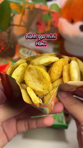 Bánh gạo mini Haku nhà oishi #banhgaomini #anvat #ankhuya #oishi #haku 