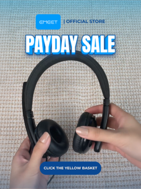 The tech is teching, the sound is sounding. Switch now to the EMeet HS50 Wired Headset! #EMeet #emeetphilippines #onlineaccessories #accessories #foryou
