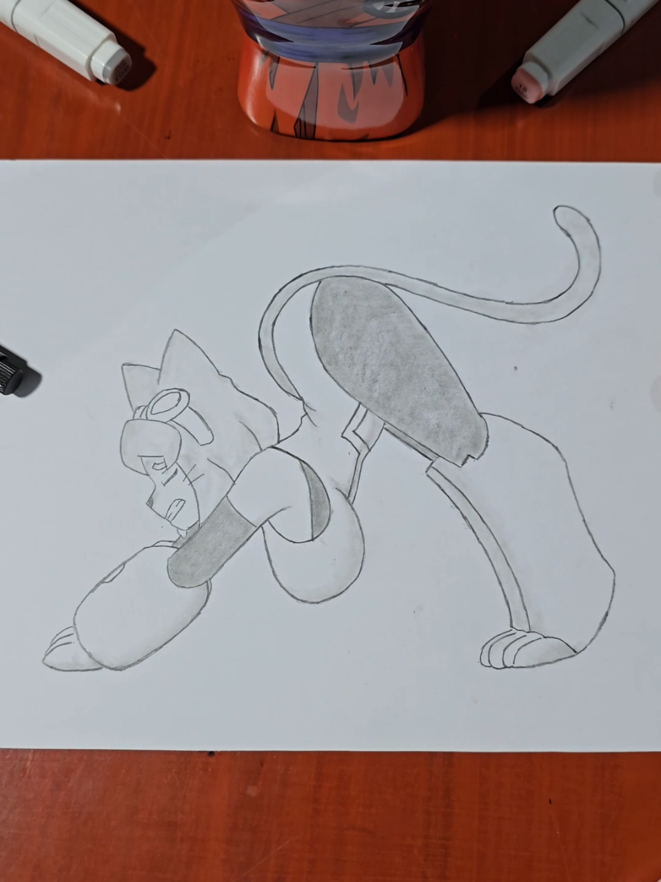 Como dibujar a Kit 😏 . . #ardrawing #tutorial #drawing #sketching #kitgameoverse 
