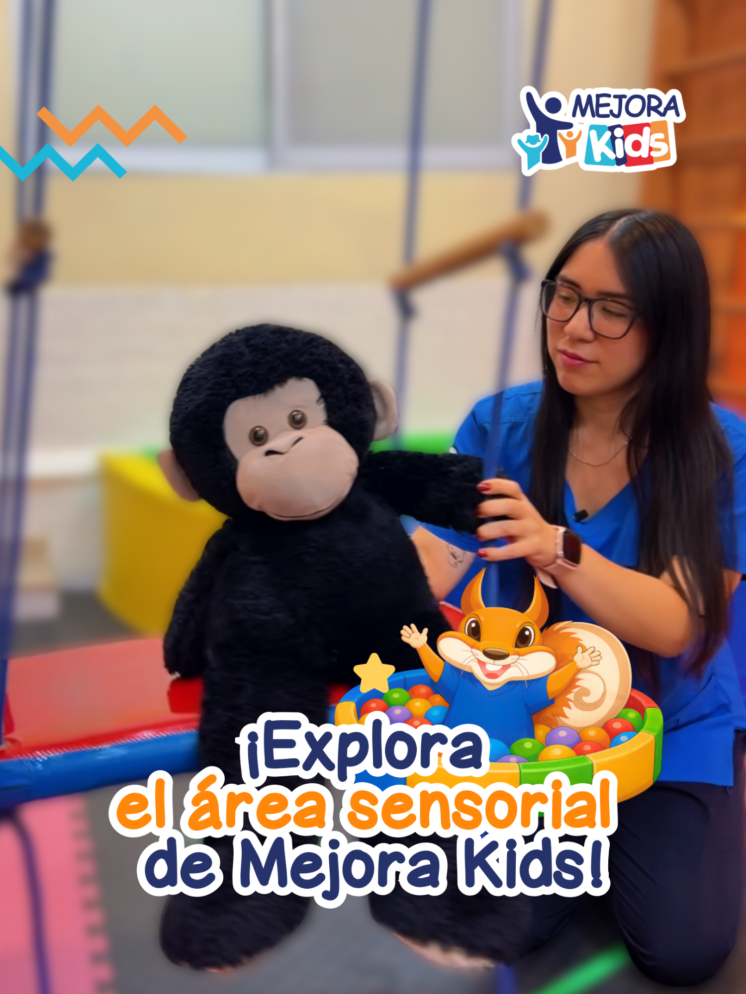✨ Hoy te mostramos el área sensorial de Mejora Kids. Aquí, los niños no solo juegan: desarrollan habilidades fundamentales para su crecimiento y bienestar. Trabajamos: ✔️ Equilibrio ✔️ Coordinación ✔️ Motricidad gruesa ✔️ Regulación sensorial ✔️ Atención y concentración Cada elemento de nuestro espacio tiene un objetivo terapéutico, desde las plataformas y columpios hasta nuestra piscina de pelotas. 💙 Todo está diseñado para que los niños aprendan, se regulen y se desarrollen mientras se divierten. 📍 Contamos con área sensorial en nuestras dos sedes. 📩 Escríbenos para conocer más. #ÁreaSensorial #IntegraciónSensorial #DesarrolloInfantil #TerapiaInfantil #EstimulaciónSensorial #PsicologíaInfantil #MotricidadGruesa #RegulaciónSensorial #MejoraKids #CrianzaConsciente