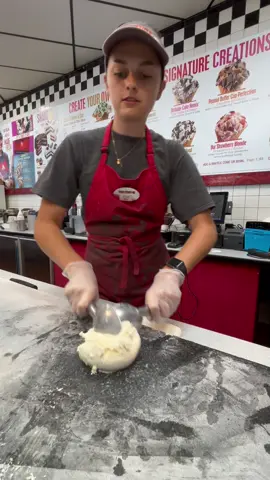 Edited for content. All food safety and store procedures are followed. Some customers request extra or fewer mix-ins, so portions may vary. Some steps may not be shown on camera. #fyp #fypage #goviral #trendingvideo #trending 
