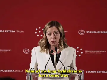 This is how I describe my life as well Giorgia. #giorgiameloni #giorgiamelonipremier #italy #fratelliditalia #meloni 