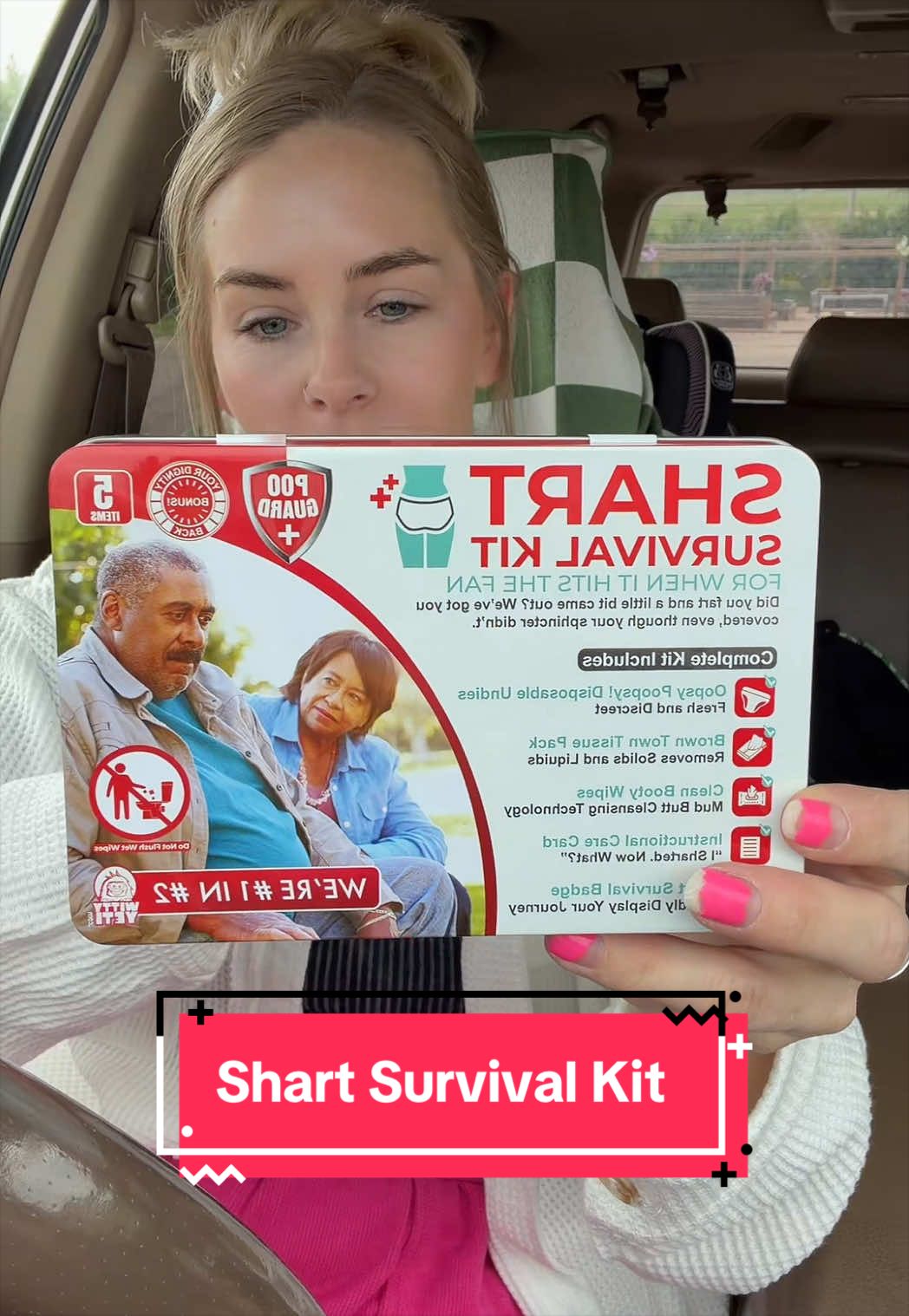 Shart Survival Kit #shartsurvivalkit #funnygifts #gaggifts #whiteelephantgift #shart 