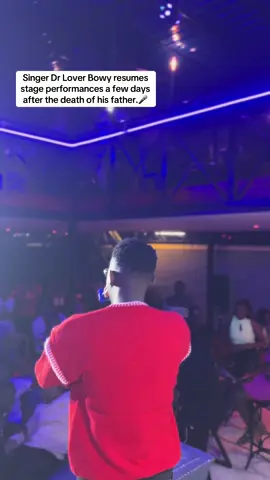 Singer Dr Lover Bowy resumes stage performances a few days after the death of his father.🎤 #shamilcruzupdates #shamilcruzug #fyp 