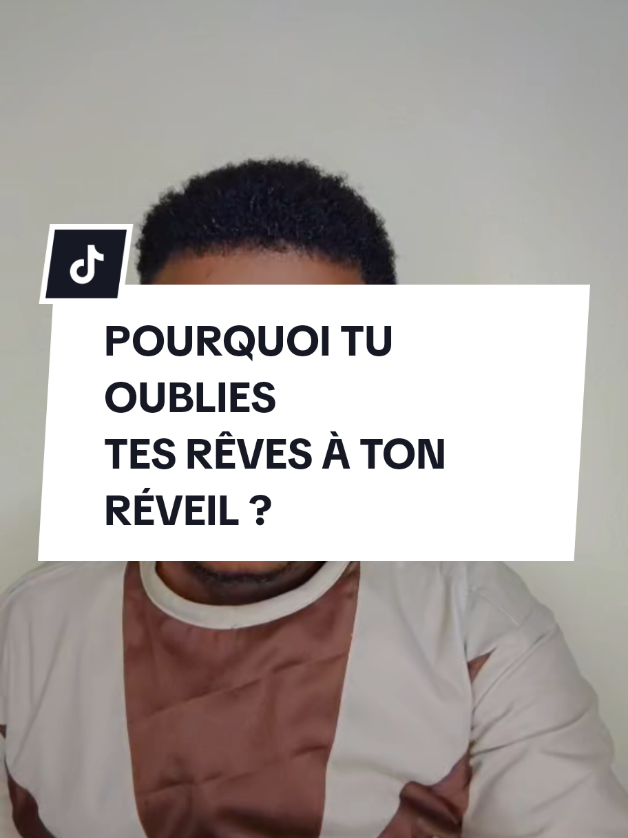 Pourquoi tu oublies tes rêves à ton réveil ?  Écoute attentivement !  #viralvideo #connaissance #enseignement 