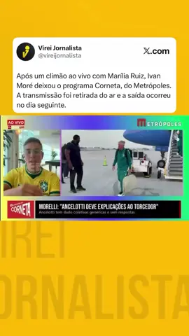 Ivan Moré constrange a jornalista Marília Ruiz ao vivo. #polemica #machismo #ivanmore #mariliaruiz 