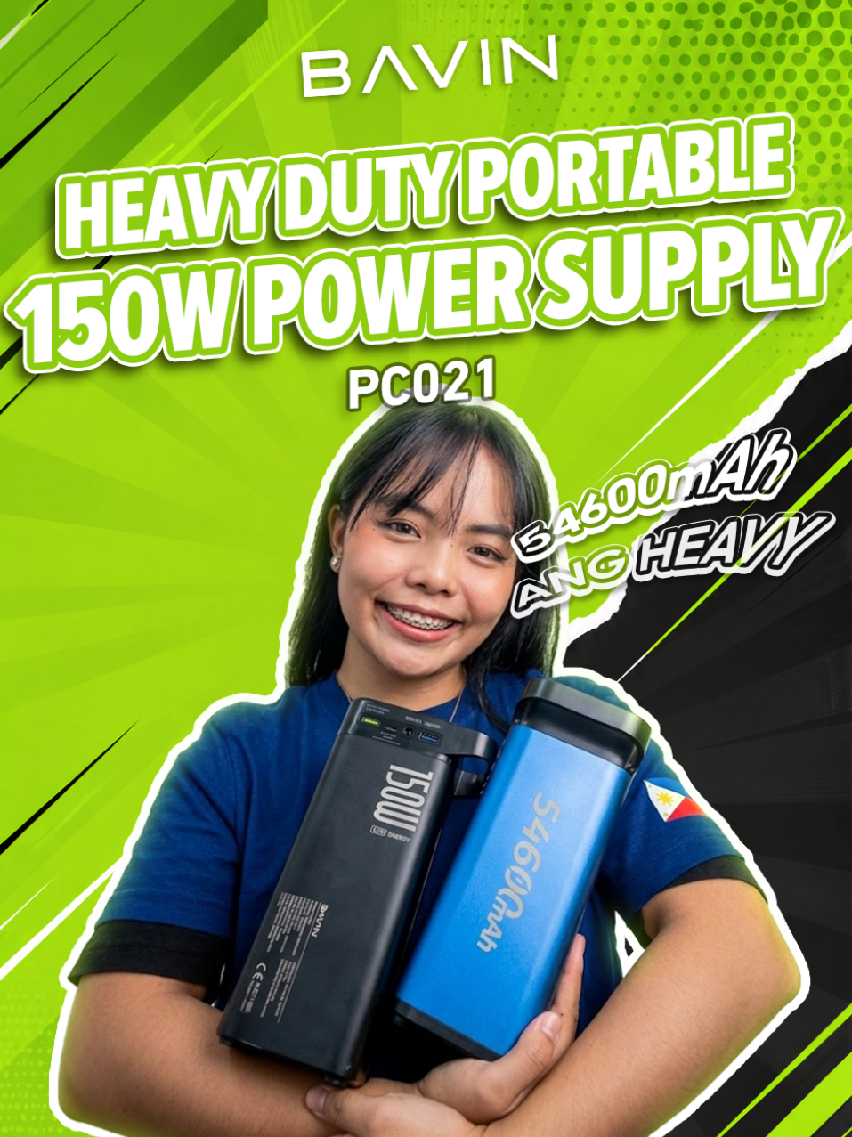 BAVIN PC021 Pro 546000mAh 150W Portable Power Station  #fyppppppppppppppppppppppp #fyp #powerstation #bavin 