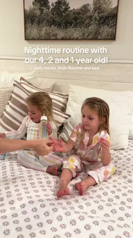 My nighttime routine with my girls and their Kids Smart vitamins! Get your Kids Smart supplements on Amazon! #ad #KidsSmart #KidsSmartGummies #ImmuneSupportForKids These statements have not been evaluated by the Food and Drug Administration. These products are not intended to diagnose, treat, cure or prevent any disease.