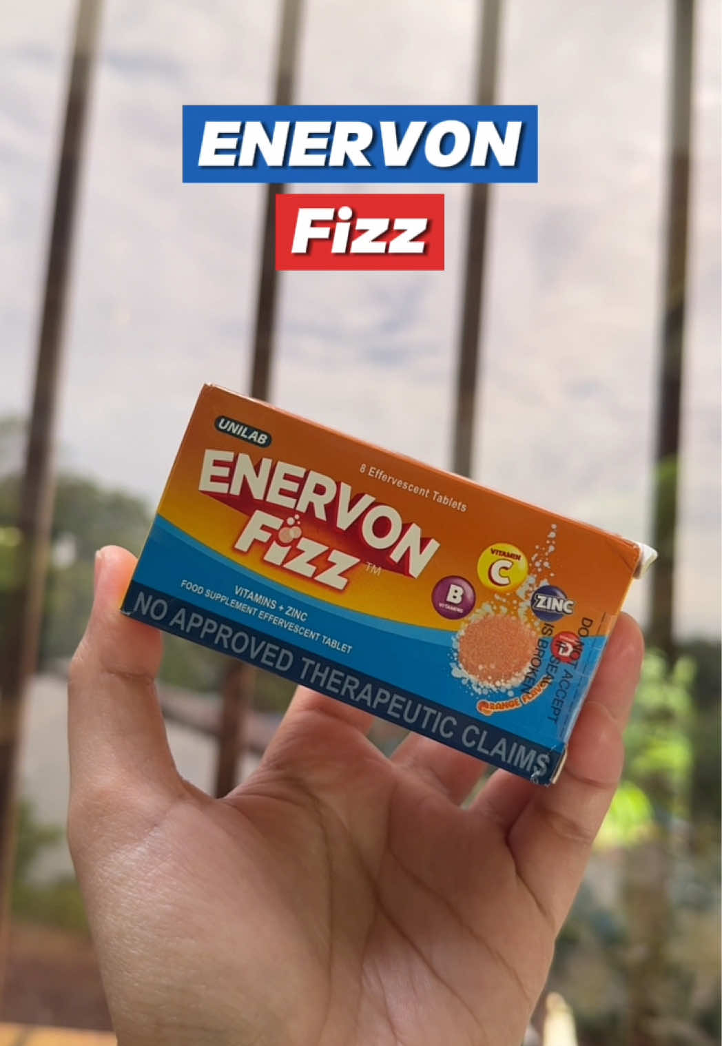 A refreshing way to stay consistent with my daily wellness routine. 🍊✨ @Unilab  I just drop one tablet of Enervon Fizz into a glass of water, let it fizz, and enjoy. It contains Vitamin C, B vitamins, Vitamin D, and Zinc to help support my daily nutrient intake and overall wellness. 🧡 Food supplement only. It should not replace a balanced diet and healthy lifestyle. #Enervon #Enervonfizz #dailywellness #vitamins #healthyhabits 