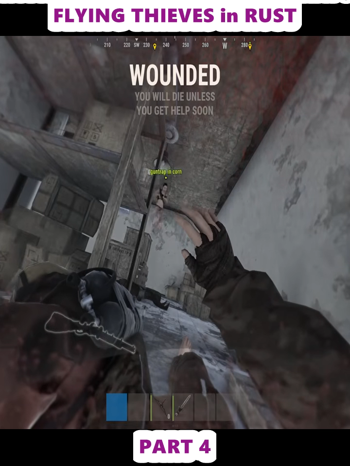 INVISIBLE MAN and TURRET TRAP! FLYING THIEVES in RUST (4)