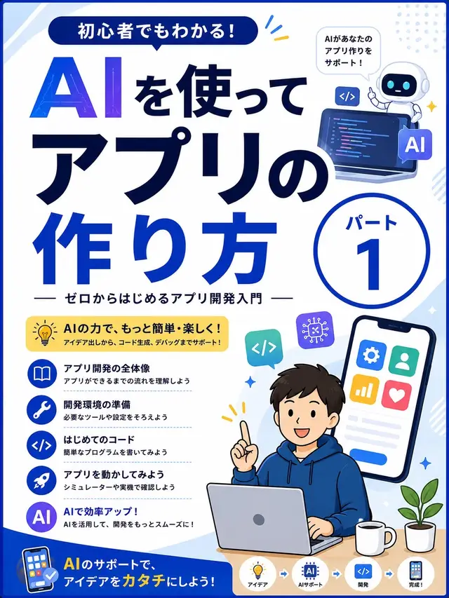 AIを使えばアプリは超簡単に作れる時代になりました💪 それでもAIは手段でしかないから、大切なのはアイディアとかどんなアプリを作るかがめっちゃ大事。 それさえ決まっちゃえばあとは最強エンジニアのAIくんが形にしてくれます。 詳しいステップを作ったので、よかったら参考にしてみてください🙌 #AI #AI活用 #起業 #codex #claude