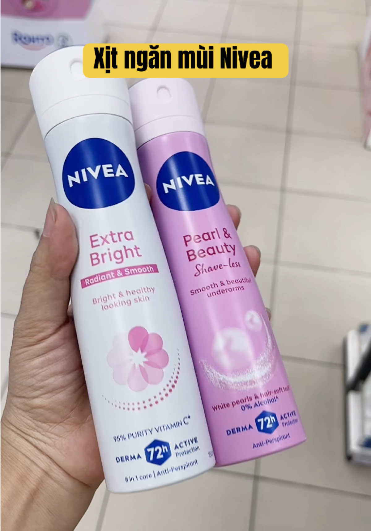 Xịt ngăn mùi Nivea  #huonggg #xitnganmui #xitthombody #nivea #xitkhumui  @Hươnggg! 