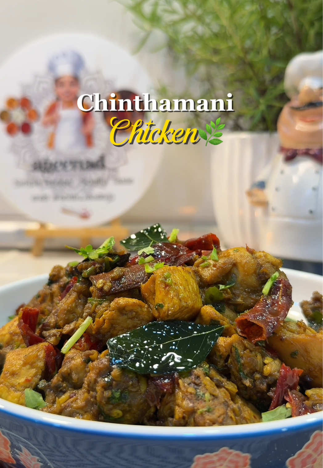 If you’re looking for an easy chicken recipe, this is it!  Very minimal ingredients, super easy to make, and the taste… Adipoli sedap! Trust me, you’ll be making this again and again.  Chinthamani Chicken 👩🏽‍🍳✨ Ingredients: * 200g chicken * 1 small piece cinnamon * 2 star anise * 2 cardamom pods * 1 tsp fennel seeds * 1 onion, chopped * 1 tbsp ginger garlic paste * A few curry leaves * 5 cloves garlic * A handful of dried chillies * 1 tsp turmeric powder * ¼ tsp chilli powder * 1 tsp black pepper powder * Fresh coriander leaves * Salt, to taste * A little water #ageenadrecipe #chinthamanichicken #chicken #samayal #fyp 