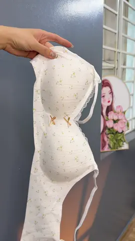 Áo lót cotton đệm mỏng thoáng khí k gọng, mặc thoải mái #viral #tiktokshop #aolot #aonguc #aobra 
