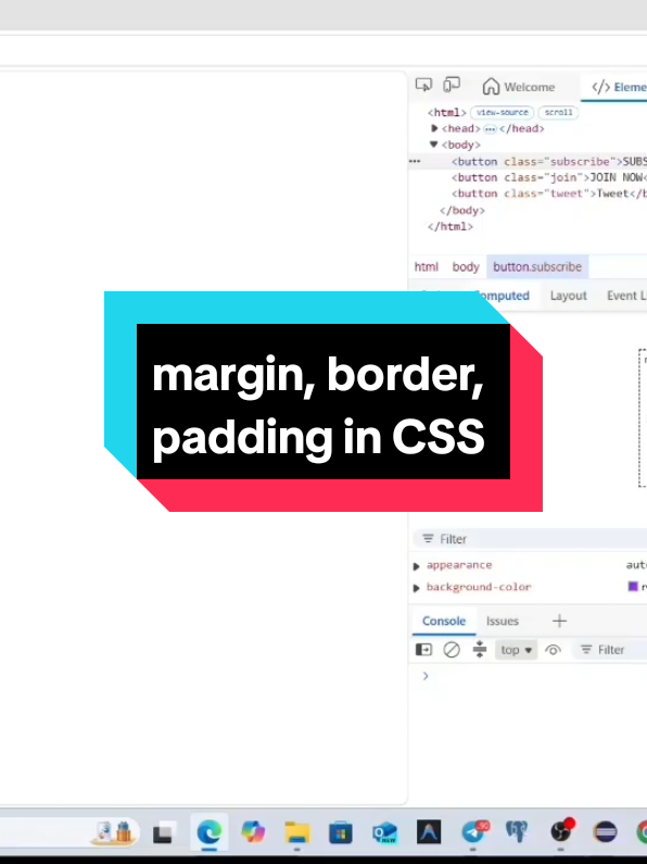 margin, border, padding in CSS #TheITBridge  #ProgrammingMyanmar  #CodingMyanmar  #TechMyanmar  #foryou 