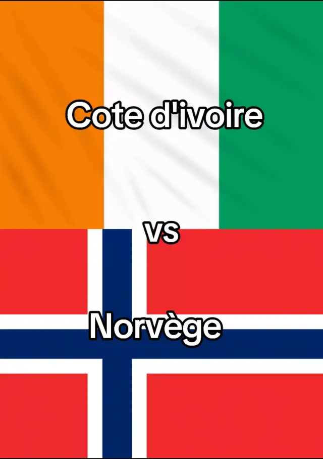 Cote d'ivoire vs Norvège 