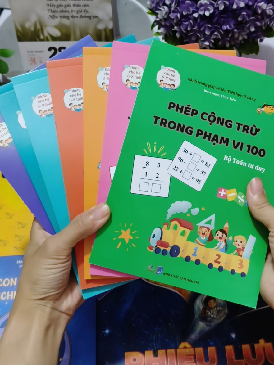 COMBO 7 CUỐN TOÁN TIỀN TIỂU HỌC CHO BÉ #nhathabooks #BookTok #sachhay #hanhtrangvaolopmot #toantientieuhoc 