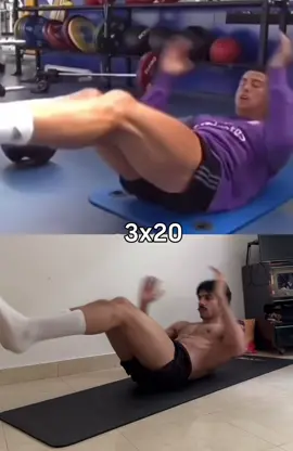 Cristiano Ronaldo ab workout  . . . #abs #cristiano #fyp 