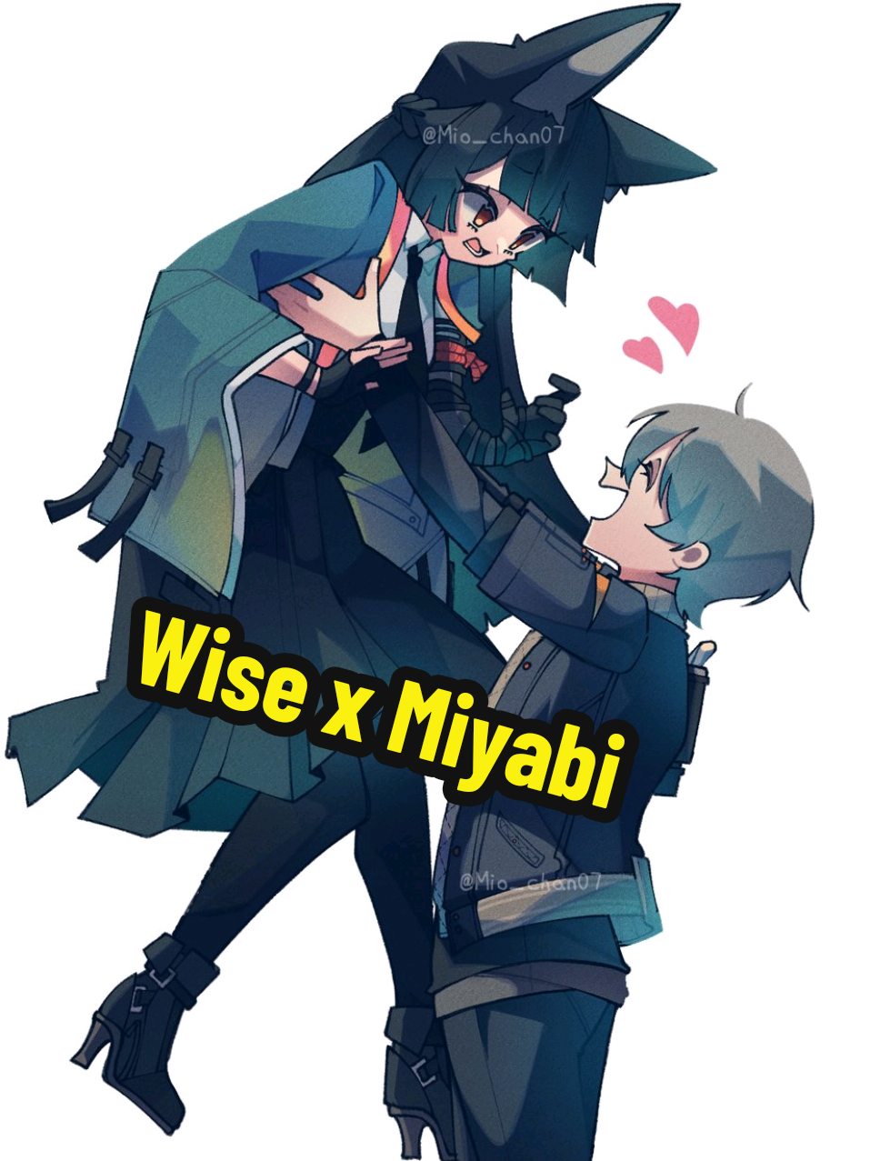 – [Artist: @ mio_chan07 on Twitter] – This fanart got me geeking, dawg 😖 This was too cute NOT to upload 😄 #zenlesszonezero #zzzero #hoyocreators #wisezenlesszonezero #hoshimimiyabi 