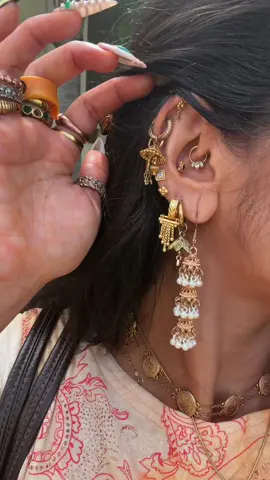 Jhumka Stack of the Day!!!! #jhumkastack #jsotd #browngirl 