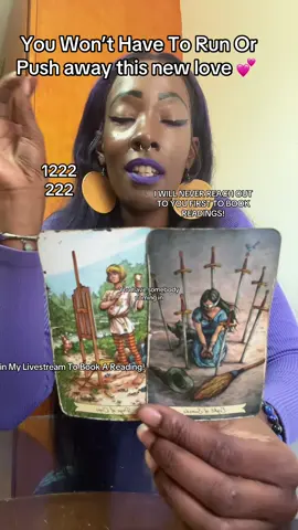 You won’t have to run from love this time! #spirituality #spiritualtiktok #tarot #astrology #222 