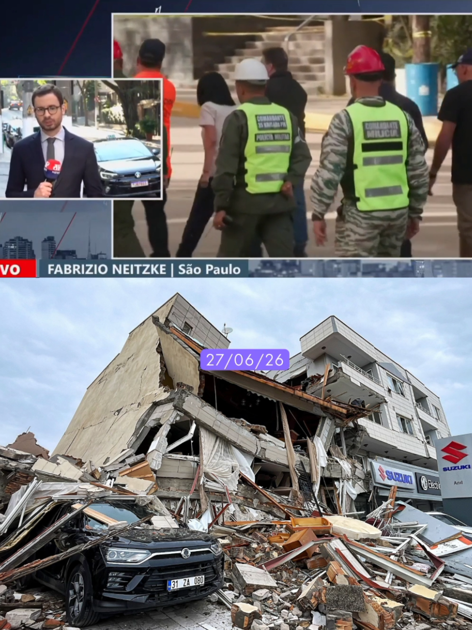 Venezuela tem mais de 50 mil desaparecidos após terremoto, diz ONU #ultimasnoticias #noticias