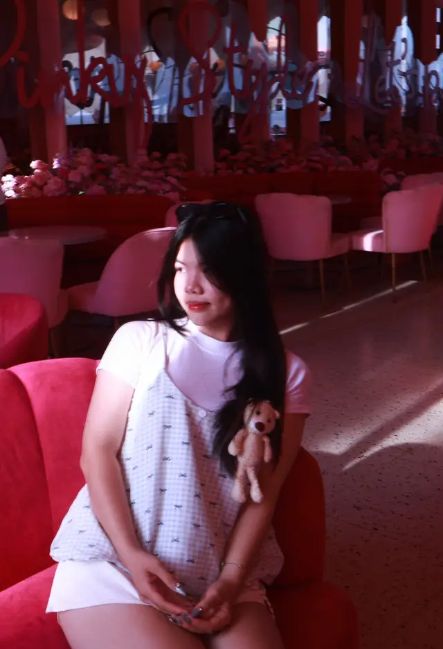 Ngôi nhà màu hồng…🏖️ #pinky #xh #mauhong 