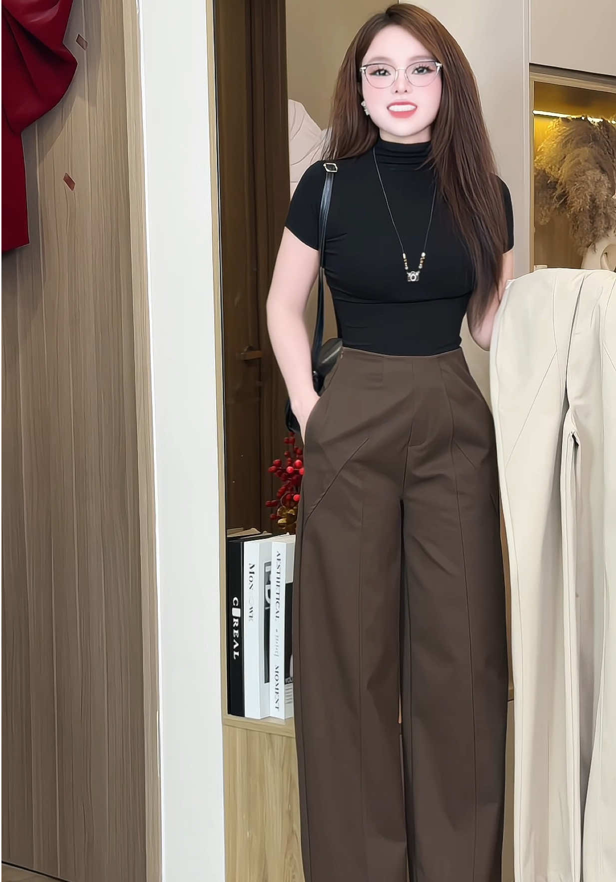 Quần kaki cạp liền thiết kế ưng mê #gucuahue #quankaki 