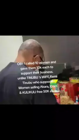 PETER OBI bragging about giving free #10, 000  to 10 market women. Not like Remi Tinubu 's wife who gave #50,000 to women selling CORN,#AKARA kulikuli