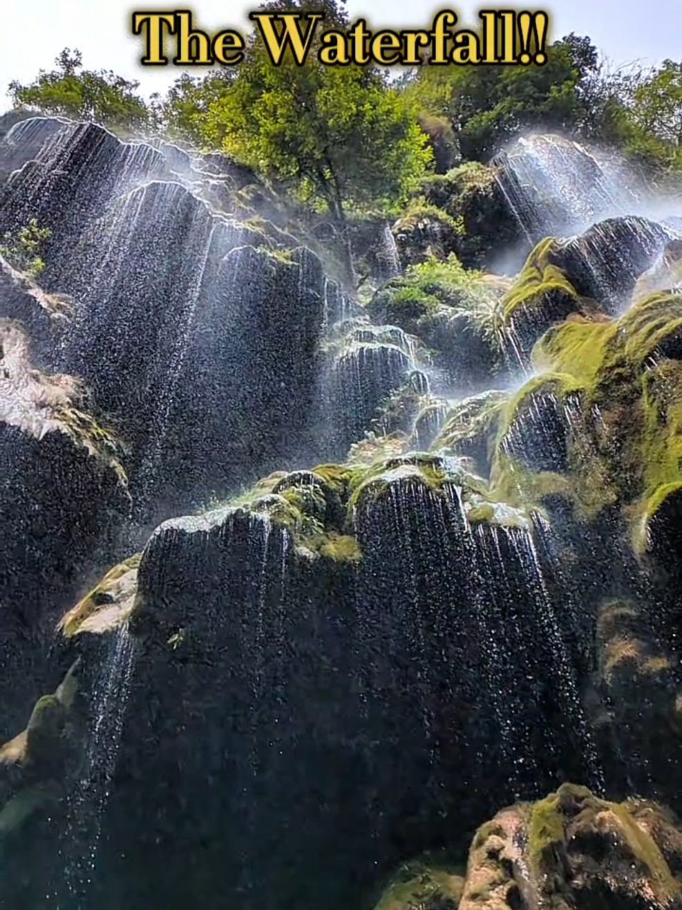 Nature's masterpiece in motion. #creatorsearchinsights #120millionviewsoriginal #umbrellawaterfall #abbtabad #nature 