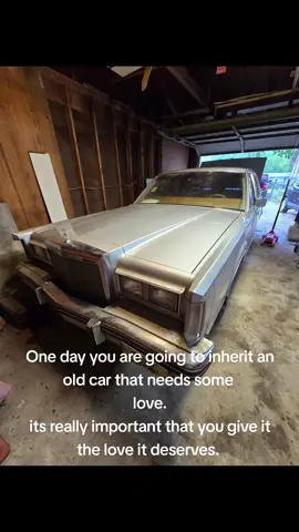 inherited my Dad's 1984 Lincoln Town Car that has been in the family since it was new. My Great-Grandfather bought it new in Florida. It spent 9 years down there before it was given to my Dad. Drove in Michigan for 3 years, then was parked. Unfortunately, my Dad passed last year after a 7 year battle with ALS. He always wanted to fix it up, figured its time to make that happen.#lincoln #1984 #towncar 
