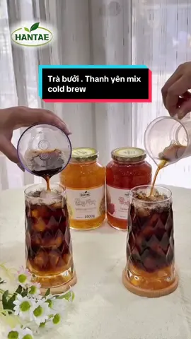Bưởi cold breww quá đã #tratraicayhantae #trabuoi #trathanhyen #hantae 