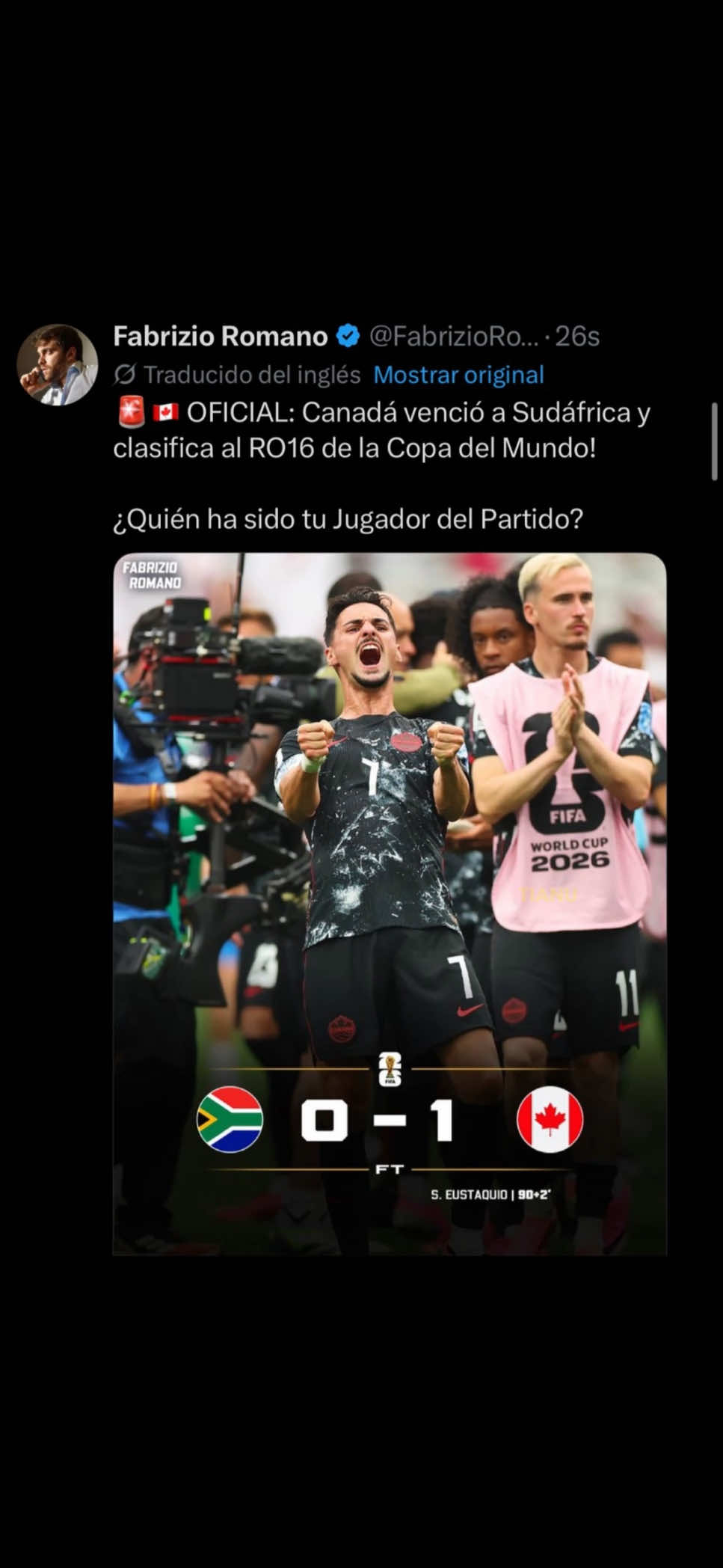 EL PARTIDO MÁS ABURRIDO, CANADÁ VS SUDÁFRICA😴 #fyp #football #humor #memes #worldcup 