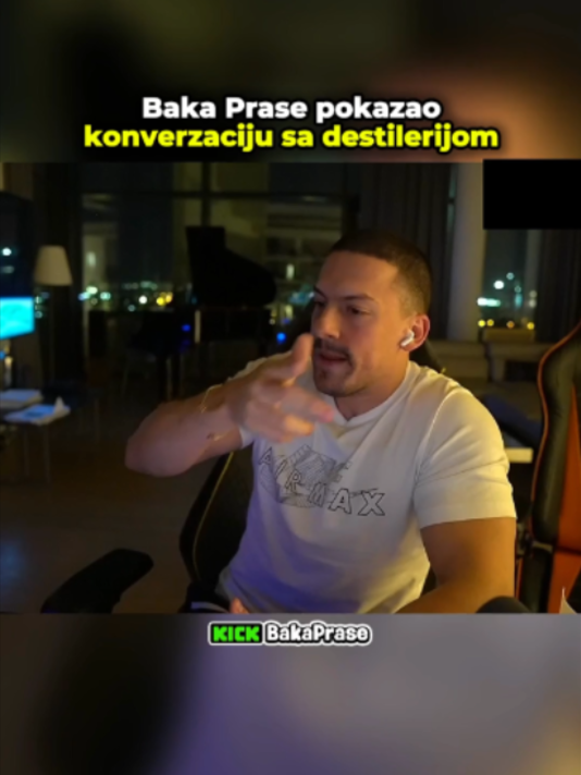 Baka Prase pokazao konverzaciju sa destilerijom #bakaprase #fyp #viral #klipernahemiji @bakaprase