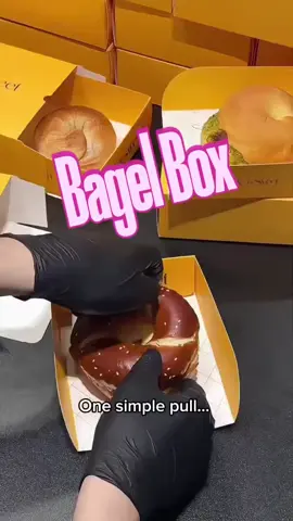 One box. Two functions. 📦✨ A smart packaging design that transforms into a convenient serving tray in seconds. Perfect for bakeries, cafés, bagel shops, sandwich stores, and dessert brands looking to elevate their takeaway experience. #SmallBusiness #bakery #custompackaging #bagel #SmallBusiness 