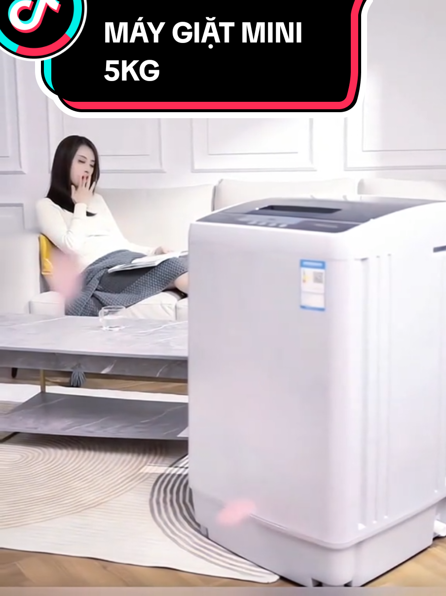 Giải phóng đôi tay và bảo vệ sức khỏe cả nhà với Máy giặt mini tự động PVL Sakura 5kg! 🧼 Chân ái chuyên dụng#xuhuong #viral #trending #maygiatmini #maygiatminipvl 