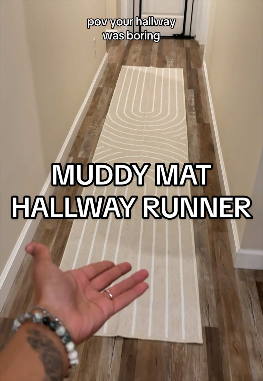 One small change, huge difference 🤍✨ #rug #muddymat 