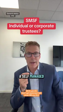 When are you setting up a new self-managed Superannuation fund? What are the first decisions you’ll need to make is whether you utilise individual trustees or a corporate trustee. Our advice over the last 20+ years we’ve always recommended corporate trustees for number of reason for one of the main reasons is making administration far easier in the future as individual trustees. The asset titles and ownership documents will need to be updated from the individual trustees name to include a new individual trustee or even moving to a corporate trustee and this is because a single member trustee cannot have one individual trustee. It must have at least two. So while it is slightly more expensive to set up with a corporate trustee at the beginning it is money well spent for the simplicity of future changes that every fund will face as members come and go. General advice only. #superannuation #financialadvice #smsf #retirement #taxsavings 