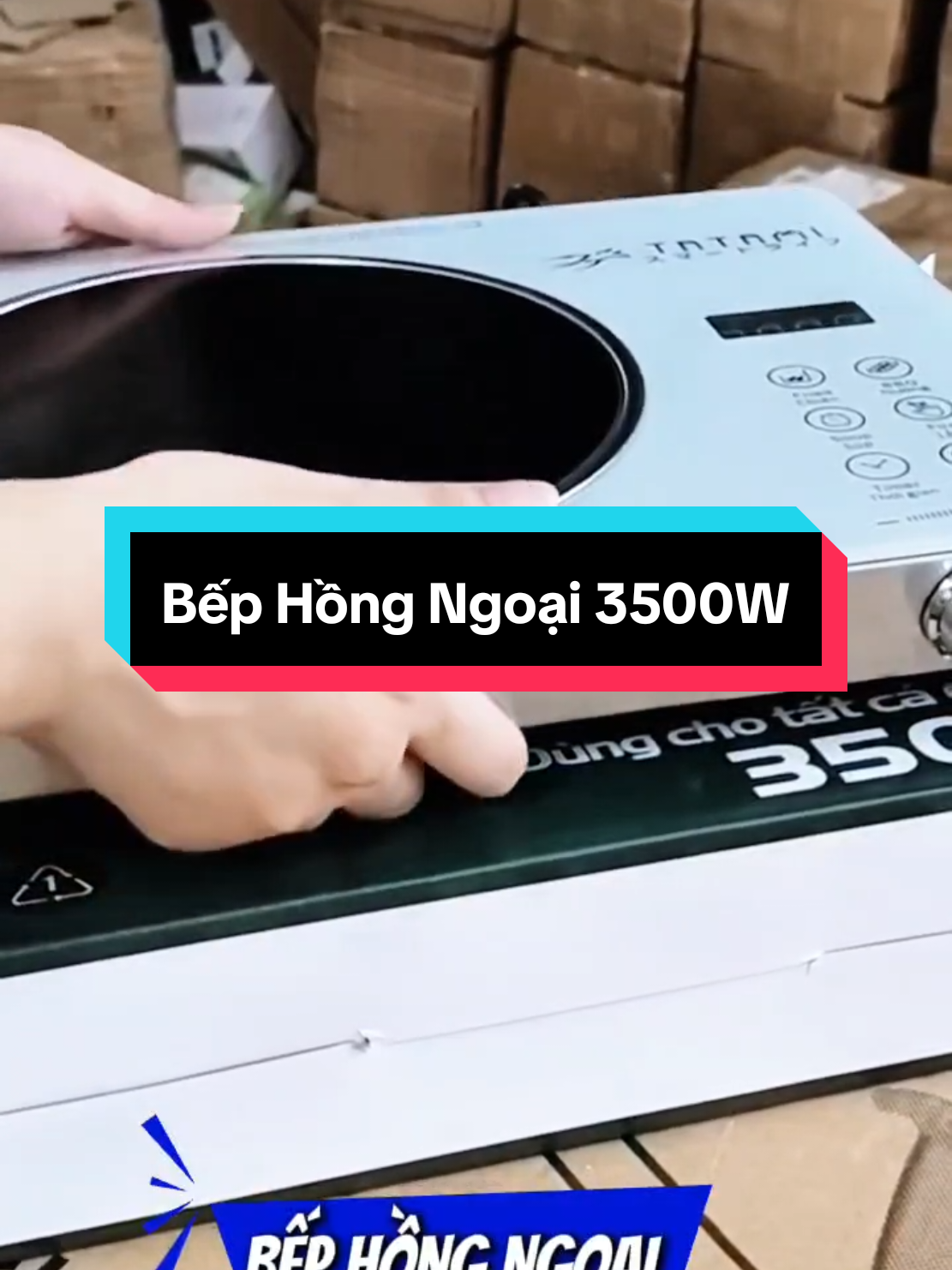 Bếp Hồng Ngoại 3500W#giadungtienich #bephongngoai #bephongngoaicamung #bếp #bep 