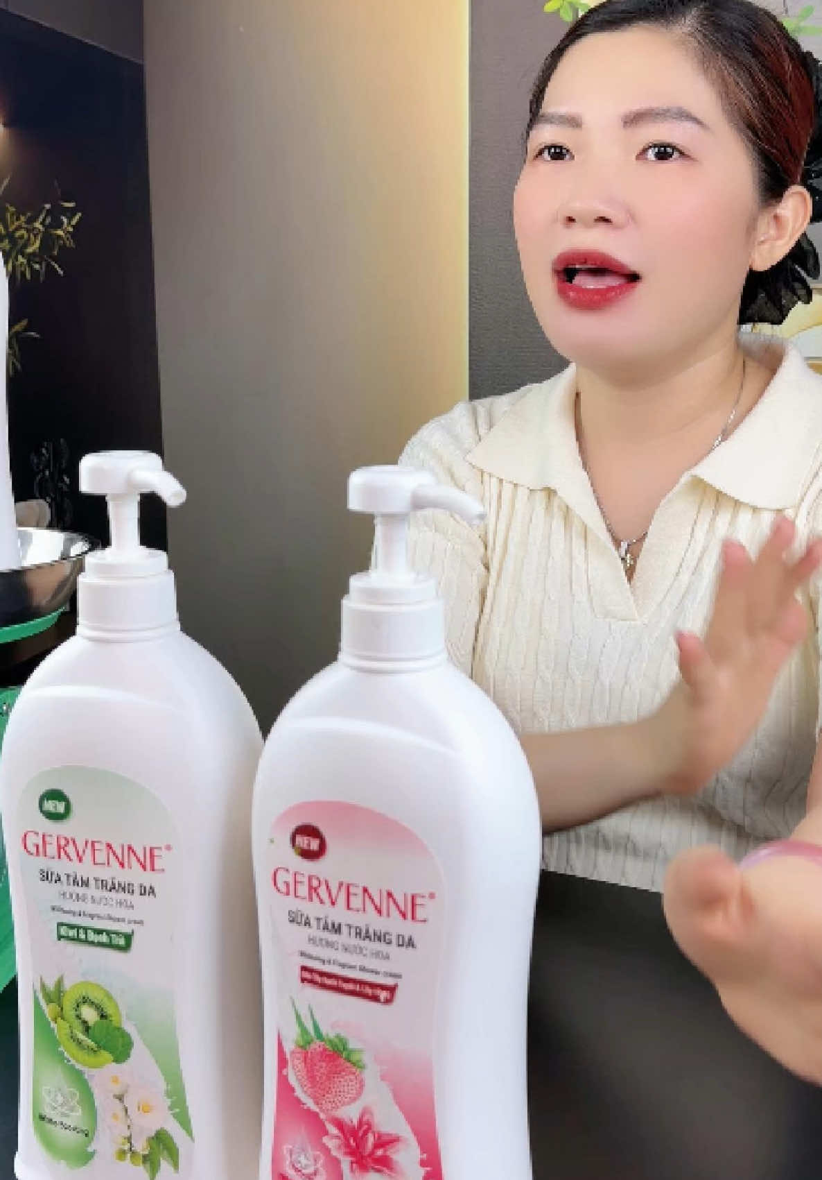Combo 2 chai sữa tắm gervenne, thơm mịn da #suatam #gervenne #suatamhuongnuochoa #bachhoacodiep 
