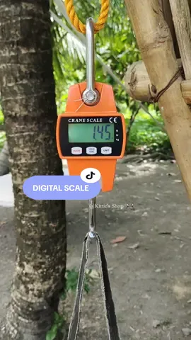 Mini Crane Portable Digital LCD Scale up to 500kg Capacity  #digitalscale  #heavyduty  #trending  #tiktok  #fyp 