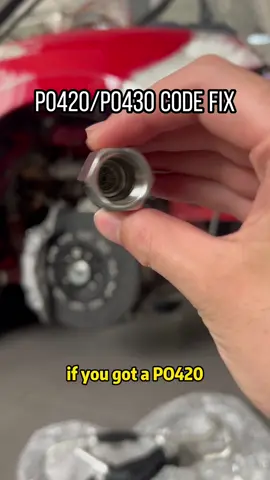 Check engine light on? Install this O2 extender#FixCarCode #SaveMoneyOnRepair#P0420 #P0430 